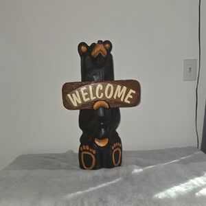 Big Sky Bears Welcome Sign Decor
